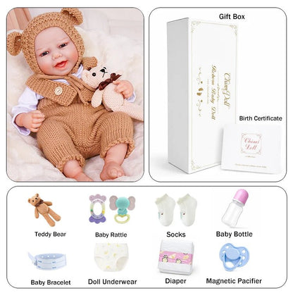 Emery - Happy Lifelike Reborn Baby Doll (20") - chimidoll