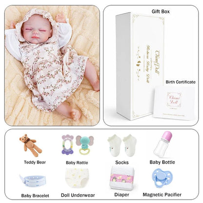 Emma - Lifelike Sleeping Reborn Baby Doll (18") - chimidoll
