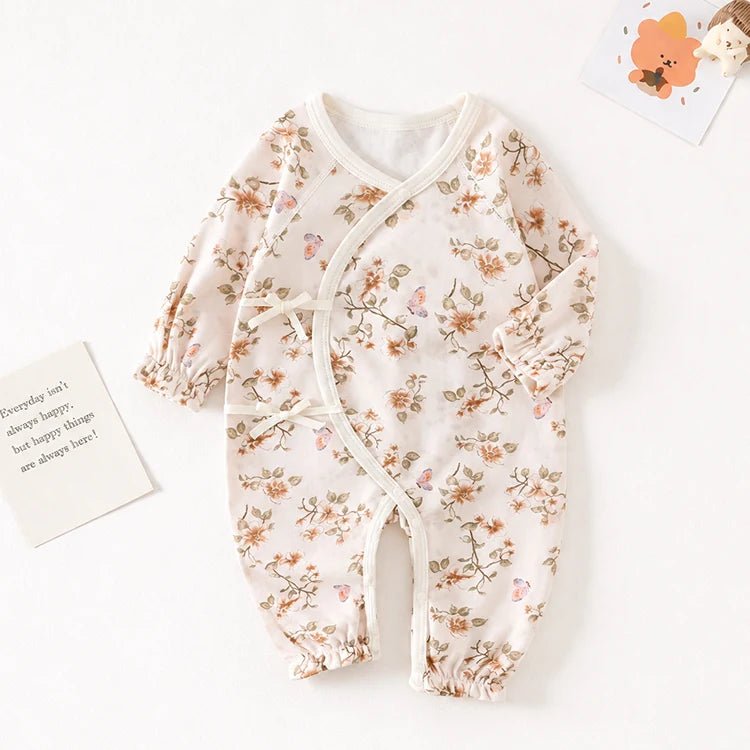Floral Print Baby Doll Romper - chimidoll
