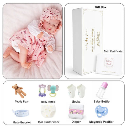 Grace - Lifelike Sleeping Reborn Baby Doll (18") - chimidoll