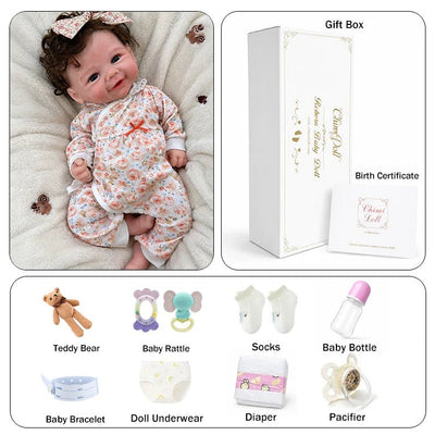 Hallie Lifelike Full Silicone Reborn Baby Doll - chimidoll
