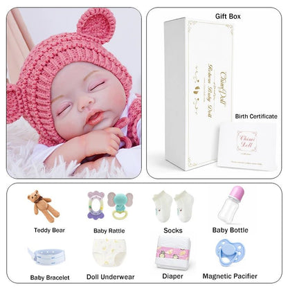 Hazel - Lifelike Sleeping Reborn Baby Doll (20") - chimidoll