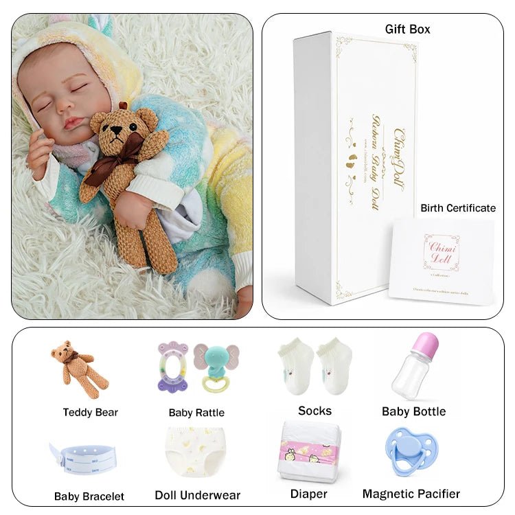 Hollis 20" Lifelike Reborn Baby Doll - chimidoll