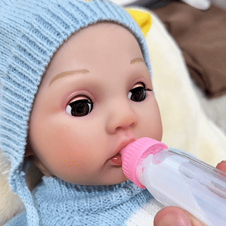 Interactive Baby Doll – Moves Face While Feeding | | chimidoll