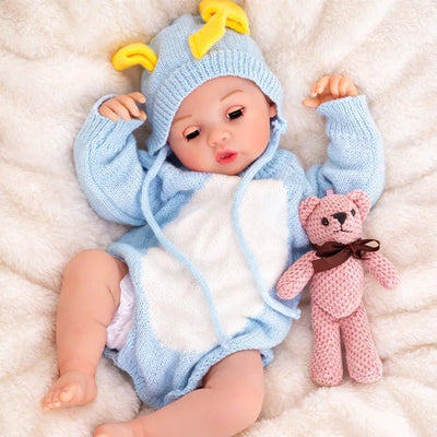 Interactive Baby Doll – Moves Face While Feeding - chimidoll