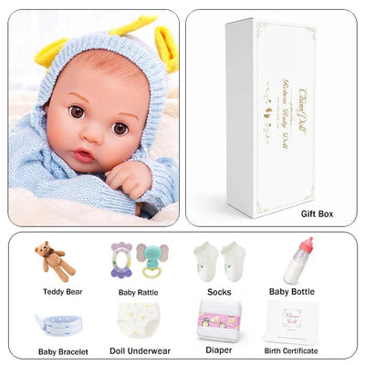 Interactive Baby Doll – Moves Face While Feeding - chimidoll