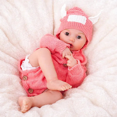 Interactive Baby Doll – Moves Face While Feeding - chimidoll