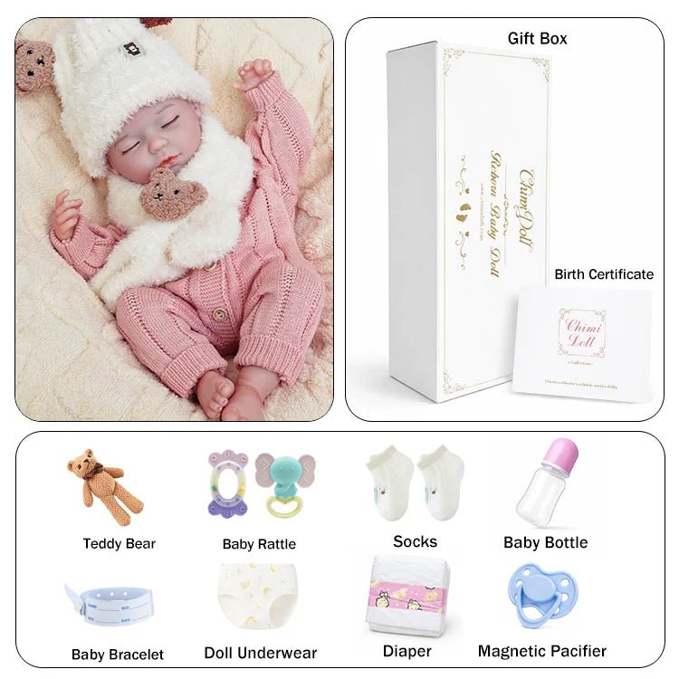 Isla 20" Lifelike Reborn Baby Doll - chimidoll
