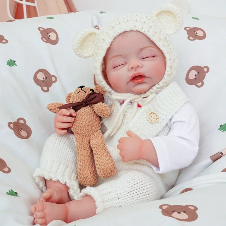 Maisie - Lifelike Sleeping Reborn Baby Doll (20") - Authentic Reborn beautiful reborn baby dolls - chimidoll