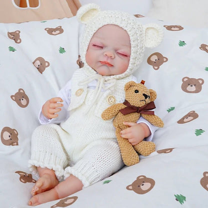 Lilyana - Lifelike Sleeping Reborn Baby Doll (20") - Authentic Reborn beautiful reborn baby dolls - chimidoll