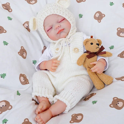 Lilyana - Lifelike Sleeping Reborn Baby Doll (20") - Authentic Reborn beautiful reborn baby dolls - chimidoll
