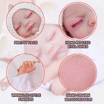 Lilyana - Lifelike Sleeping Reborn Baby Doll (20") - Authentic Reborn beautiful reborn baby dolls - chimidoll