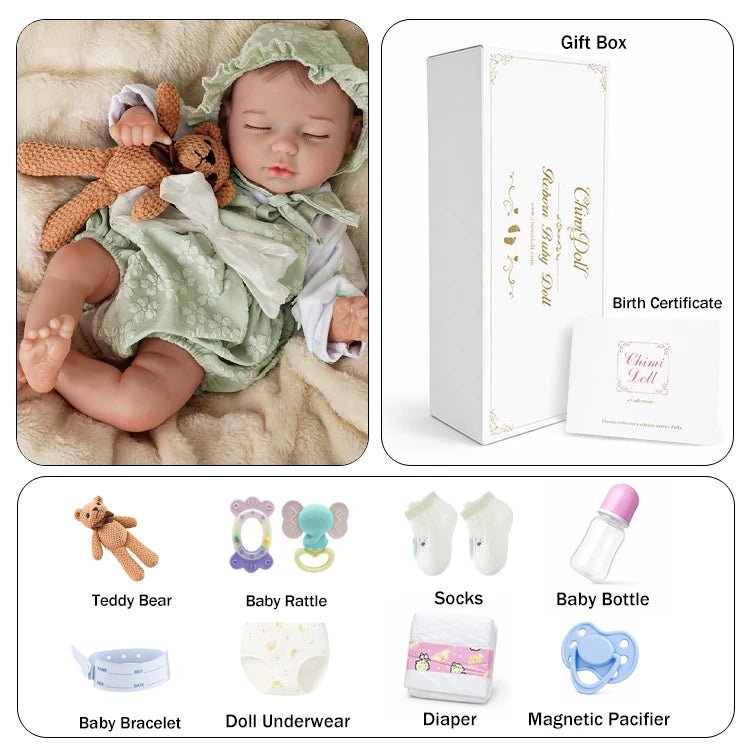 Lilian 18" Lifelike Reborn Baby Doll - chimidoll