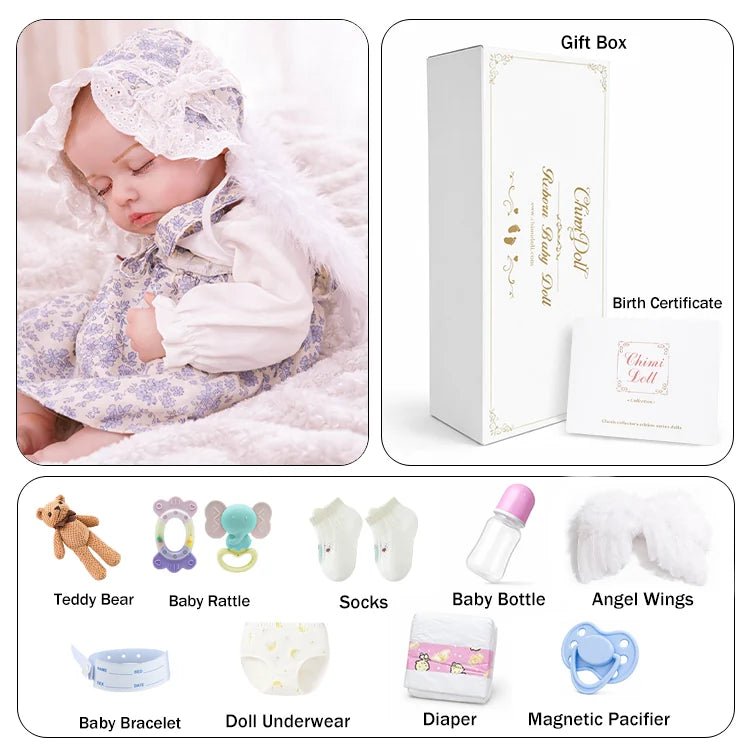 Little Angel - Sleeping Reborn Baby Doll (20 Inch) - chimidoll