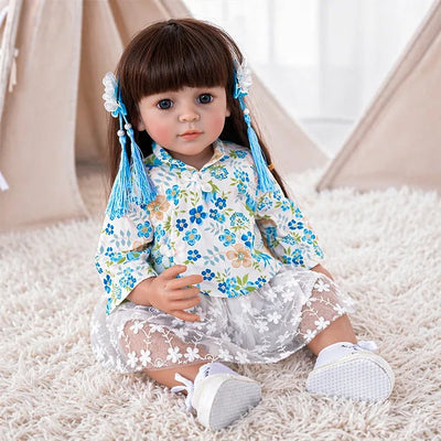 Maisie & Tilly 22" Twin Lifelike Toddler Dolls - chimidoll