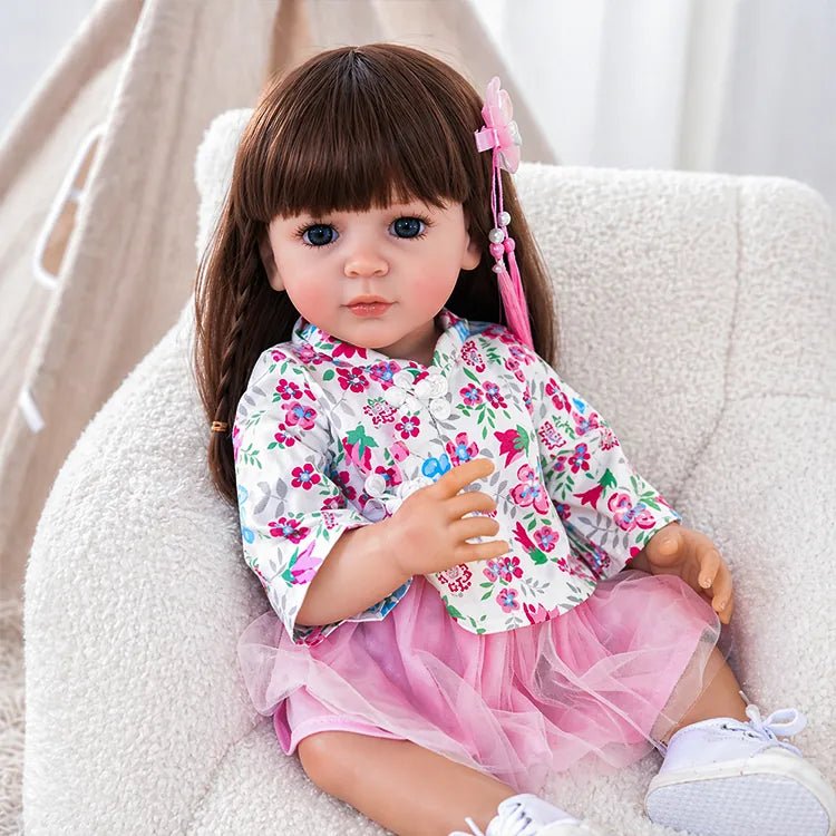 Maisie & Tilly 22" Twin Lifelike Toddler Dolls - chimidoll