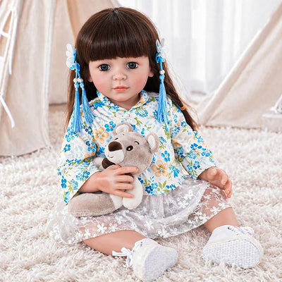 Maisie & Tilly 22" Twin Lifelike Toddler Dolls - chimidoll