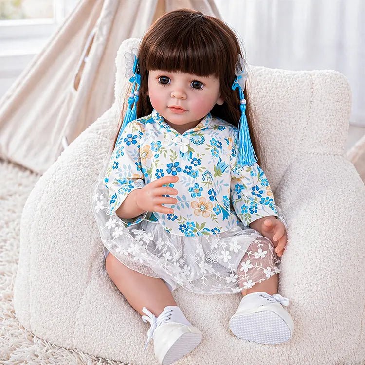 Maisie & Tilly 22" Twin Lifelike Toddler Dolls - chimidoll