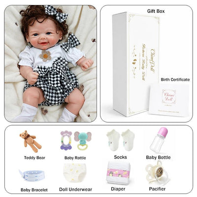 Molly 18"/20" Lifelike Full Silicone Reborn Baby Doll - chimidoll