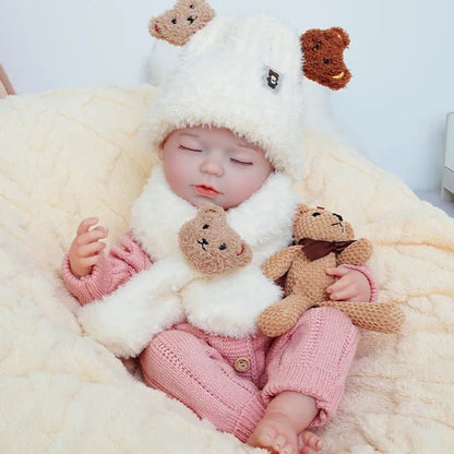 Isla - Lifelike Sleeping Reborn Baby Doll (20") - Authentic Reborn beautiful reborn baby dolls - chimidoll