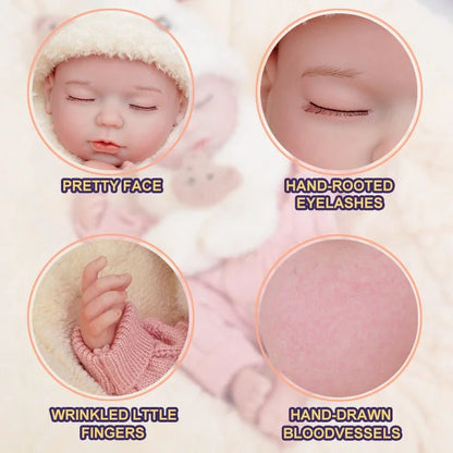 Isla - Lifelike Sleeping Reborn Baby Doll (20") - Authentic Reborn beautiful reborn baby dolls - chimidoll
