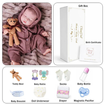 Noah - Lifelike Sleeping Reborn Baby Doll (18") - chimidoll