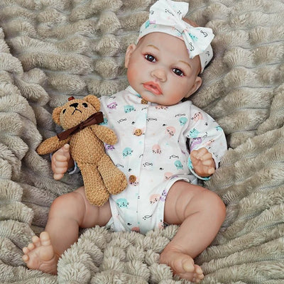 Olivia 18" Lifelike Reborn Baby Doll - chimidoll