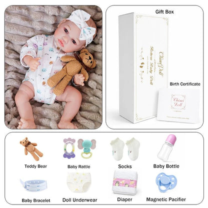 Olivia - Lifelike Reborn Baby Doll (18") - chimidoll