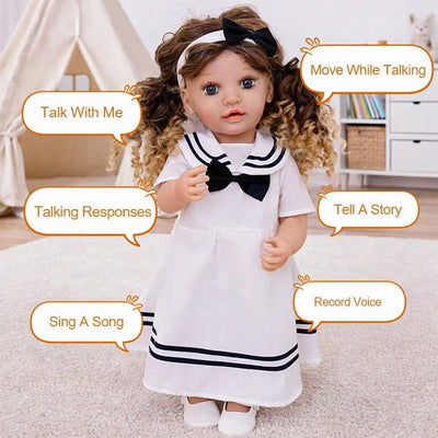 Ottilie 22" Interactive Talking Toddler Doll - chimidoll