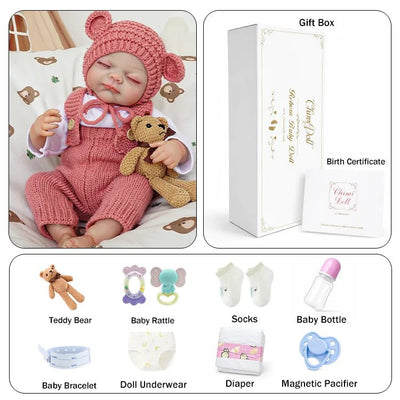 Poppy 20" Lifelike Reborn Baby Doll - chimidoll