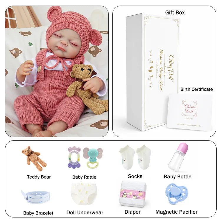 Poppy 20" Lifelike Reborn Baby Doll - chimidoll