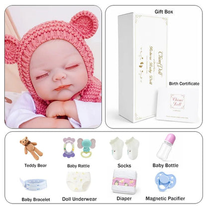 Poppy - Lifelike Sleeping Reborn Baby Doll (20") - chimidoll