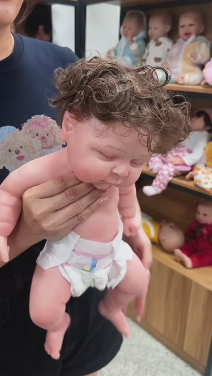 Cargar video: Maddie Lifelike Full Silicone Reborn Baby Doll - chimidoll
