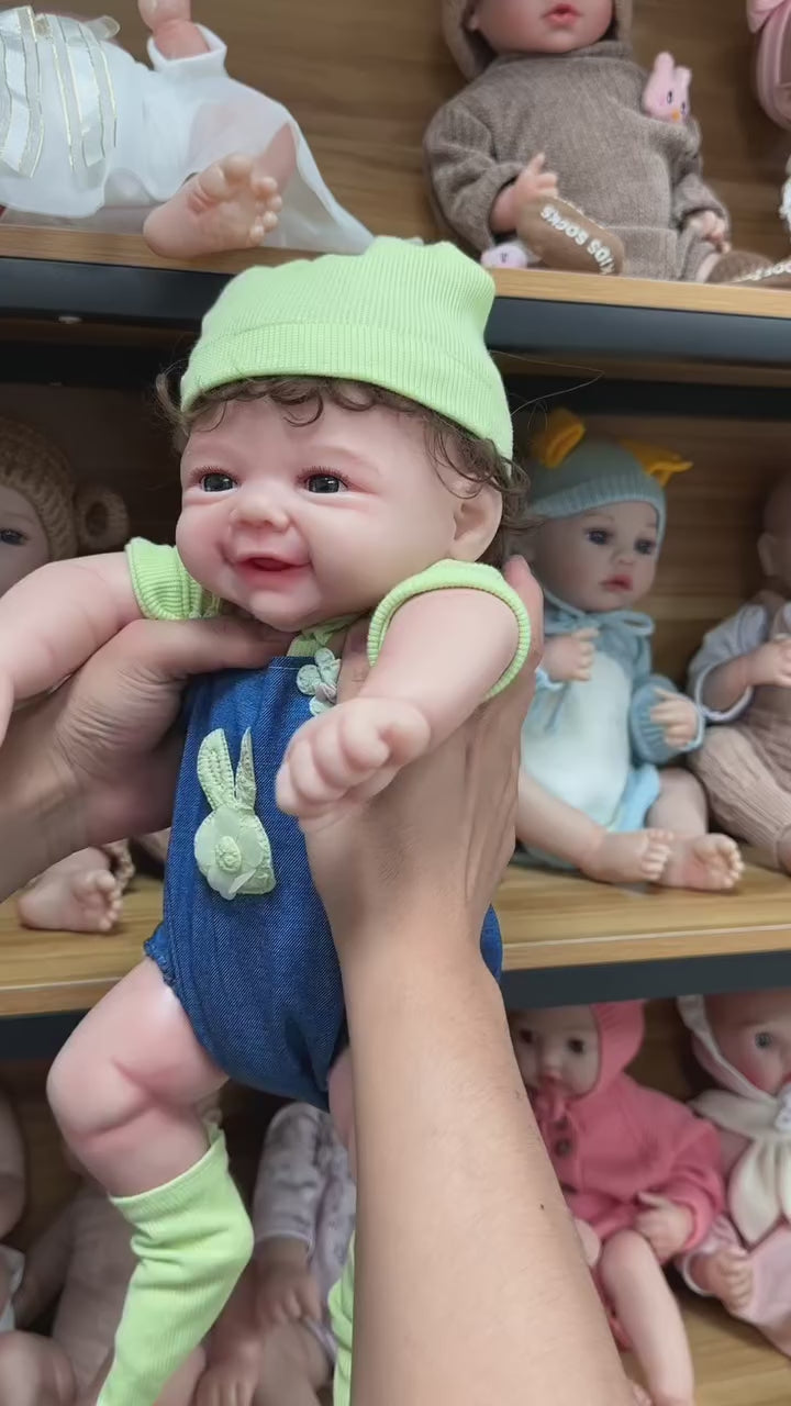 Cargar video: Teddy 20" Realistic Full Silicone Reborn Baby Doll - chimidoll