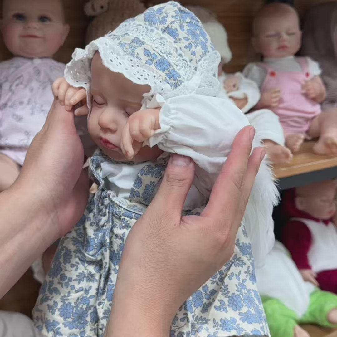 Load video: Little Angel 20" Lifelike Reborn Baby Doll
