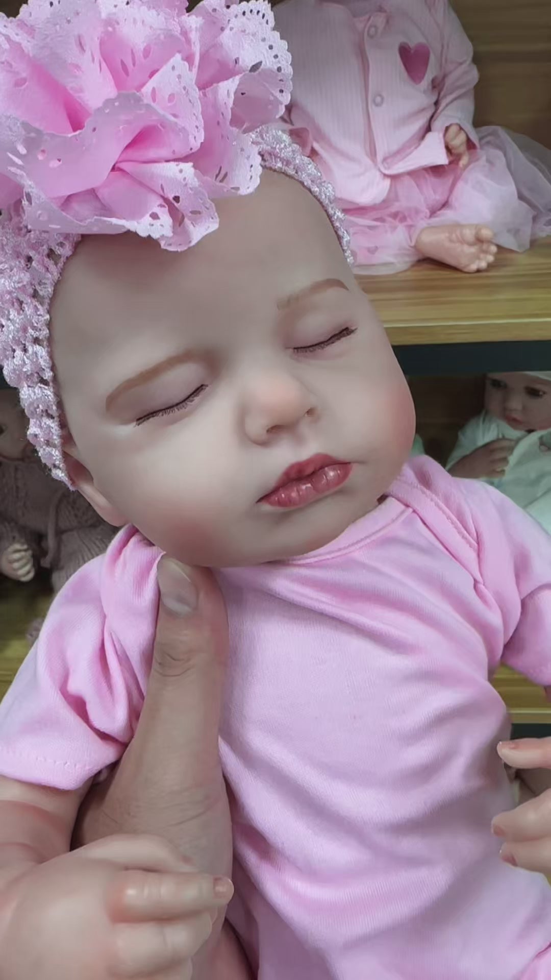 Video laden: Rosie 20" Lifelike Reborn Baby Doll - chimidoll