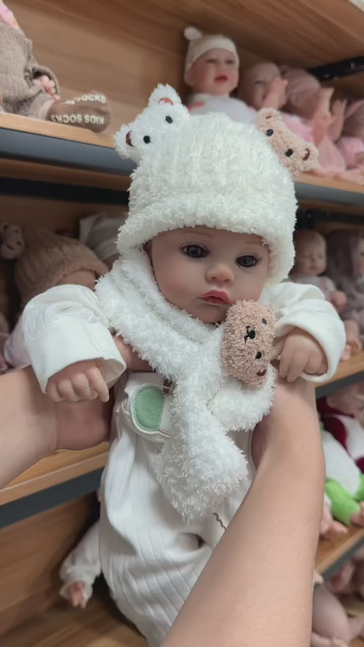 Cargar video: Milo 20" Lifelike Reborn Baby Doll - chimidoll