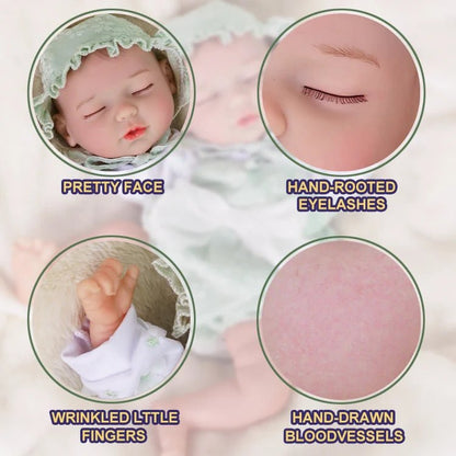 Lilian - Lifelike Sleeping Reborn Baby Doll (18") chimidoll