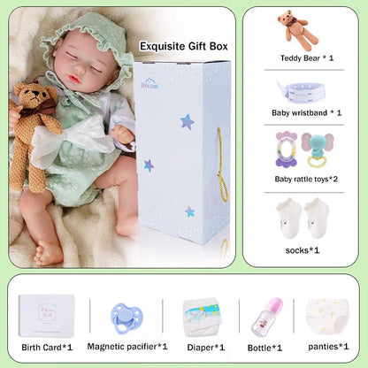 Lilian - Lifelike Sleeping Reborn Baby Doll (18") chimidoll