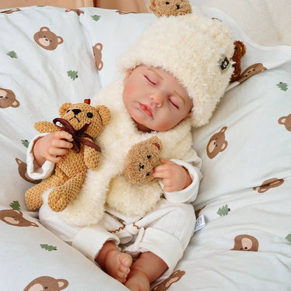 Ruby - Lifelike Sleeping Reborn Baby Doll (20") - Authentic Reborn beautiful reborn baby dolls - chimidoll