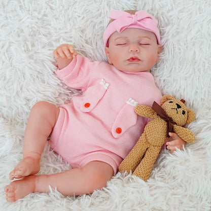 Emmie - Lifelike Sleeping Reborn Baby Doll (20") - Authentic Reborn beautiful reborn baby dolls - chimidoll