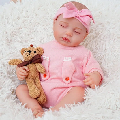 Emmie - Lifelike Sleeping Reborn Baby Doll (20") - Authentic Reborn beautiful reborn baby dolls - chimidoll