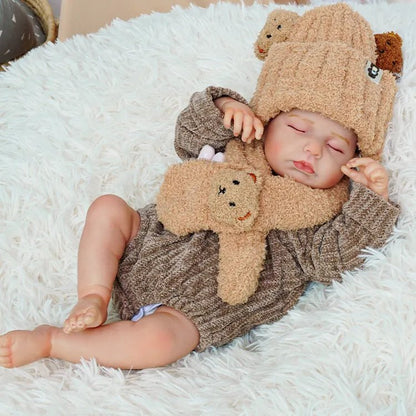 Leo - Lifelike Sleeping Reborn Baby Doll (20") - Authentic Reborn beautiful reborn baby dolls - chimidoll