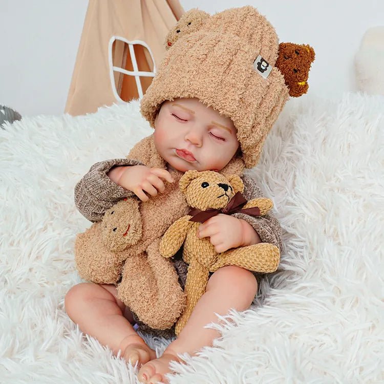 Leo - Lifelike Sleeping Reborn Baby Doll (20") - Authentic Reborn beautiful reborn baby dolls - chimidoll