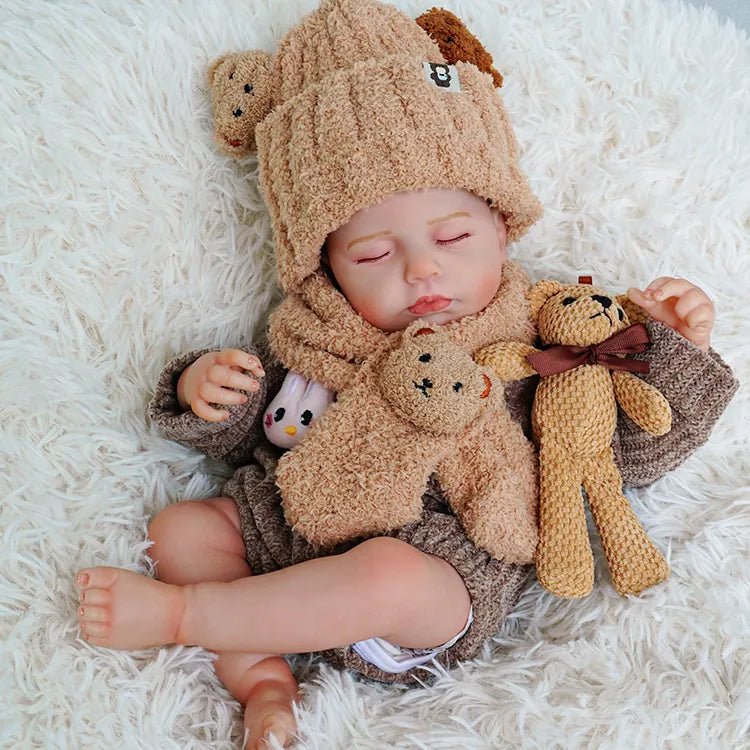 Leo - Lifelike Sleeping Reborn Baby Doll (20") - Authentic Reborn beautiful reborn baby dolls - chimidoll