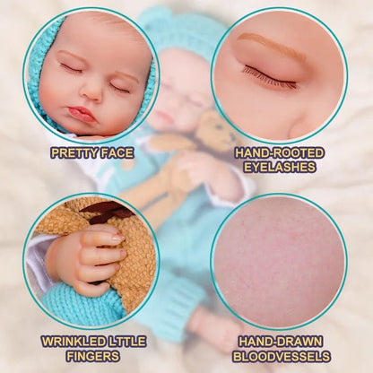 Arden - Lifelike Sleeping Reborn Baby Doll (20") | Authentic Reborn beautiful reborn baby dolls | chimidoll