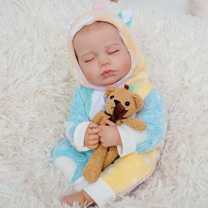Hollis - Lifelike Sleeping Reborn Baby Doll (20") | Authentic Reborn beautiful reborn baby dolls | chimidoll