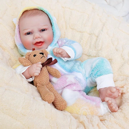 Dakota - Happy Lifelike Reborn Baby Doll (18") | Authentic Reborn beautiful reborn baby dolls | chimidoll