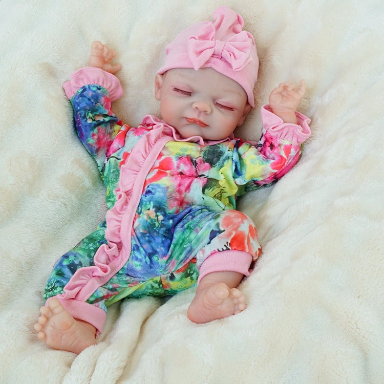 reborn baby doll | baby dolls | real life baby dolls | real baby dolls | newborn baby dolls | dolls that look real | ultra-soft vinyl | hand-rooted hair | gentle touch | realistic eyes | collectible doll
