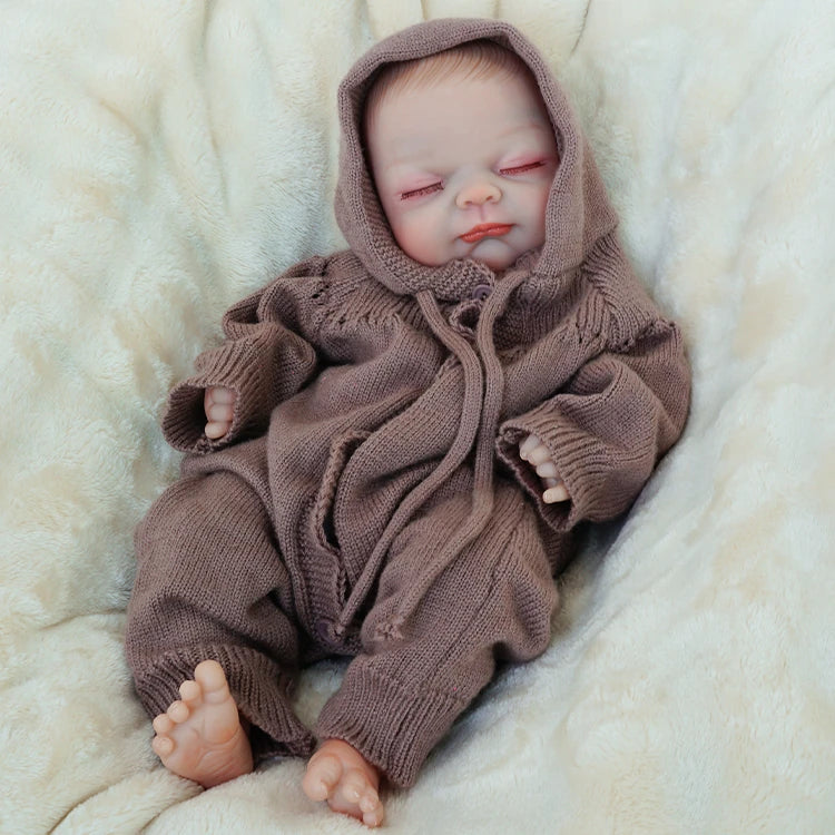reborn baby doll | baby dolls | real life baby dolls | real baby dolls | newborn baby dolls | dolls that look real | ultra-soft vinyl | hand-rooted hair | gentle touch | realistic eyes | collectible doll